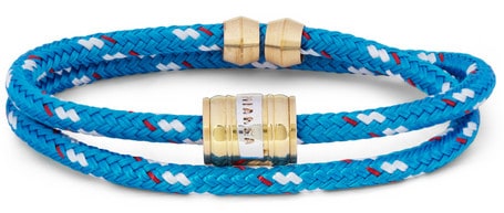 Woven-Cord And Metal Wrap Bracelet Miansai